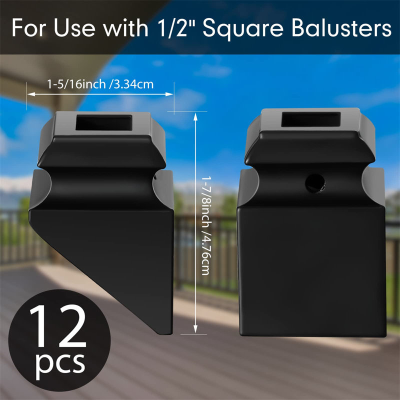 0.5" x 3.34" Rail Shoes Set
