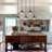 Cluster Glass Globe Waterfall Chandelier