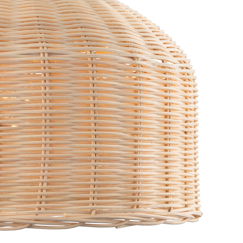 1 - Light Brown Dome Pendant