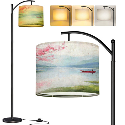  Lampe sur pied Arc Mountain Peach Blossom
