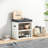 Small Cushion Shoe Bench With Shoe Rack-586958807-586958810