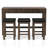 4-Piece Counter Dining Table Set-1627204577