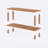 Austin Modern Solid Wood Rectangular Coffee Table with Storage Shelf – Sleek & Versatile-150368370