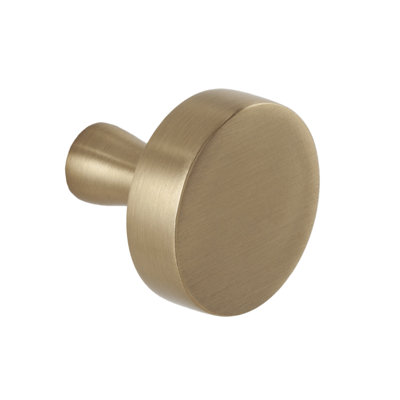 The Perfect Knob 1-1/8" Satin Brass Round Knob