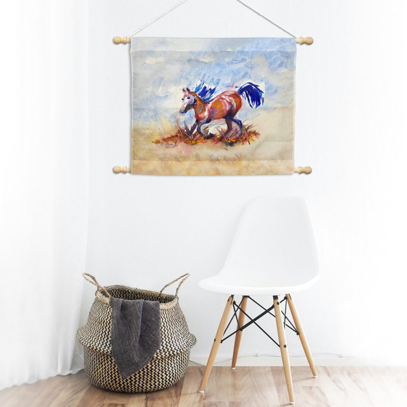 Polyester mural Betsy Wild Horse