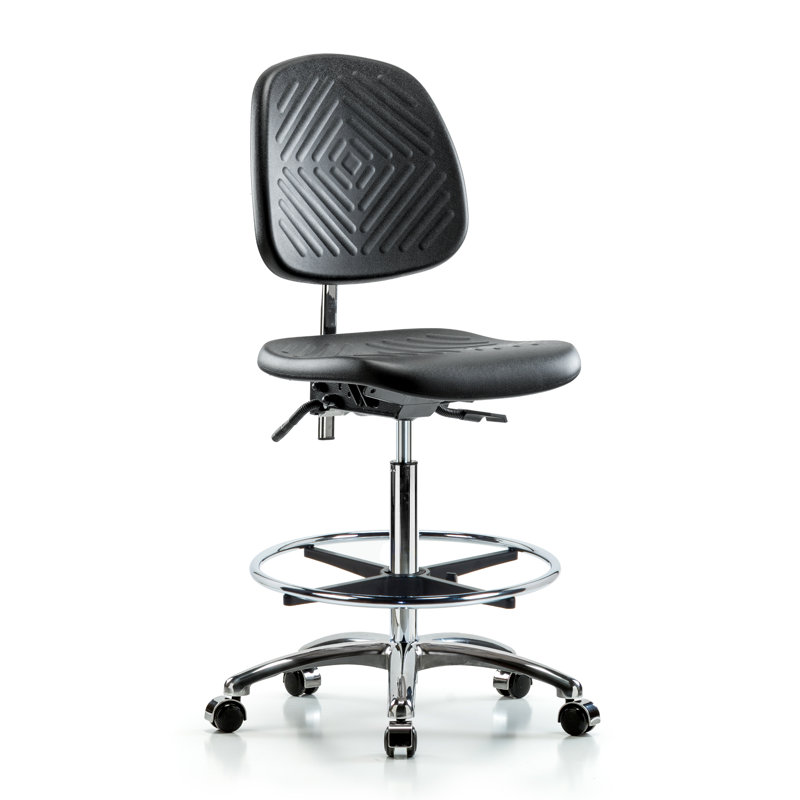 Symple Stuff Chyna Drafting Chair, Casters
