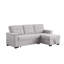 Canapé-lit modulaire réversible en tissu tissé-1012292506