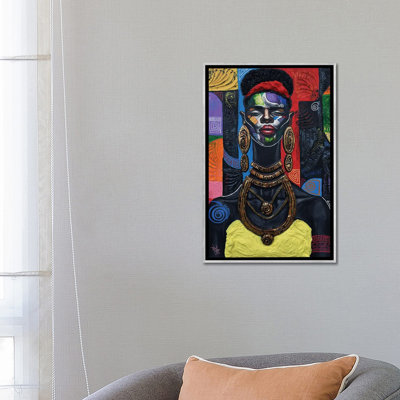 «Queen Vibes», reproduction d'art sur toile encadrée