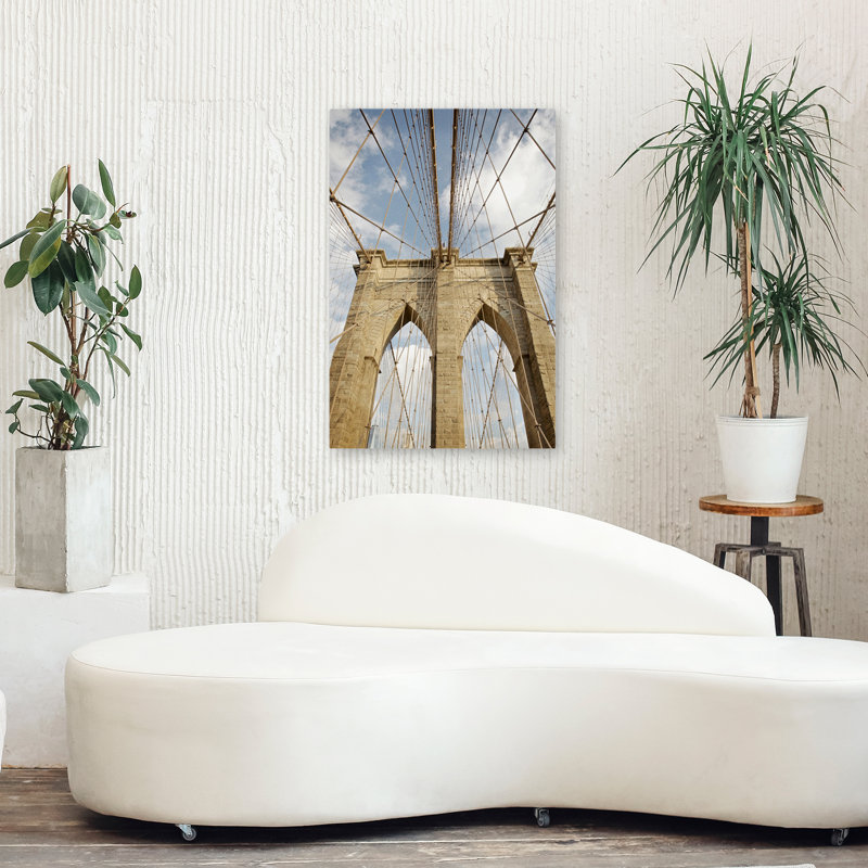 Pont de Brooklyn - Photographie, architecture, ponts, État de New York, art, H 36 po x l 24 po