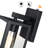 14"H Black Dusk to Dawn Outdoor Wall Lantern Scone with Clear Glass Shade-889750820