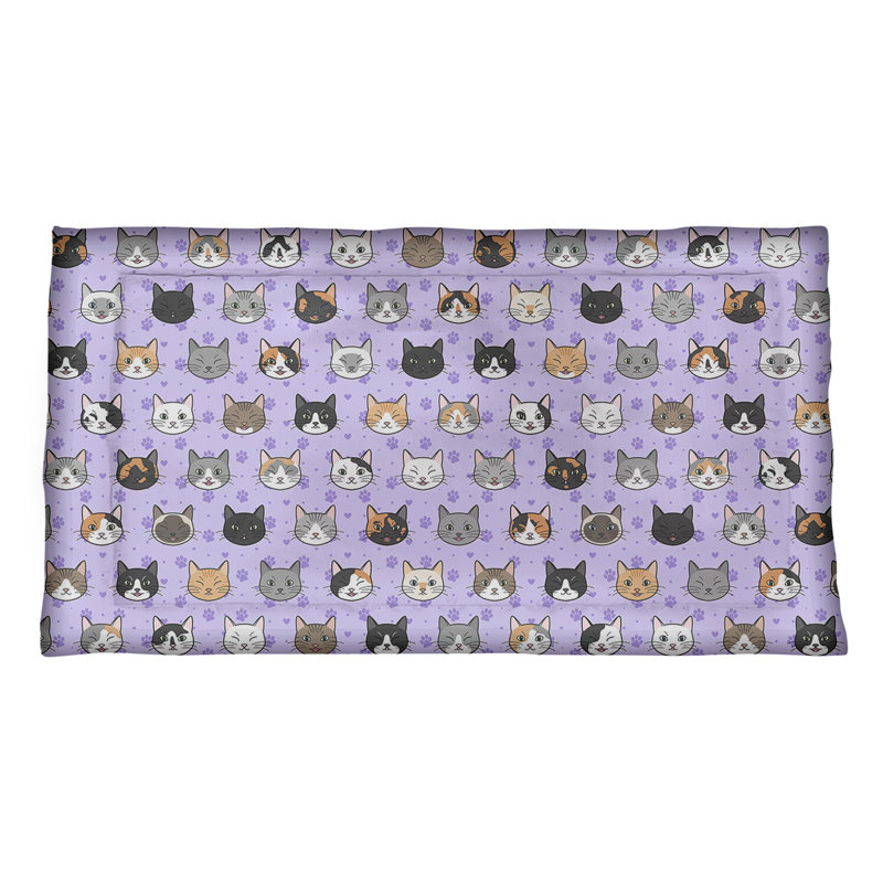 Taie décorative Enveloppe, Polyester, Standard, Mauve