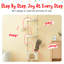 92.9" - 102.4" Floor To Ceiling Adjustable Height Cat Tree Tower-1056870093