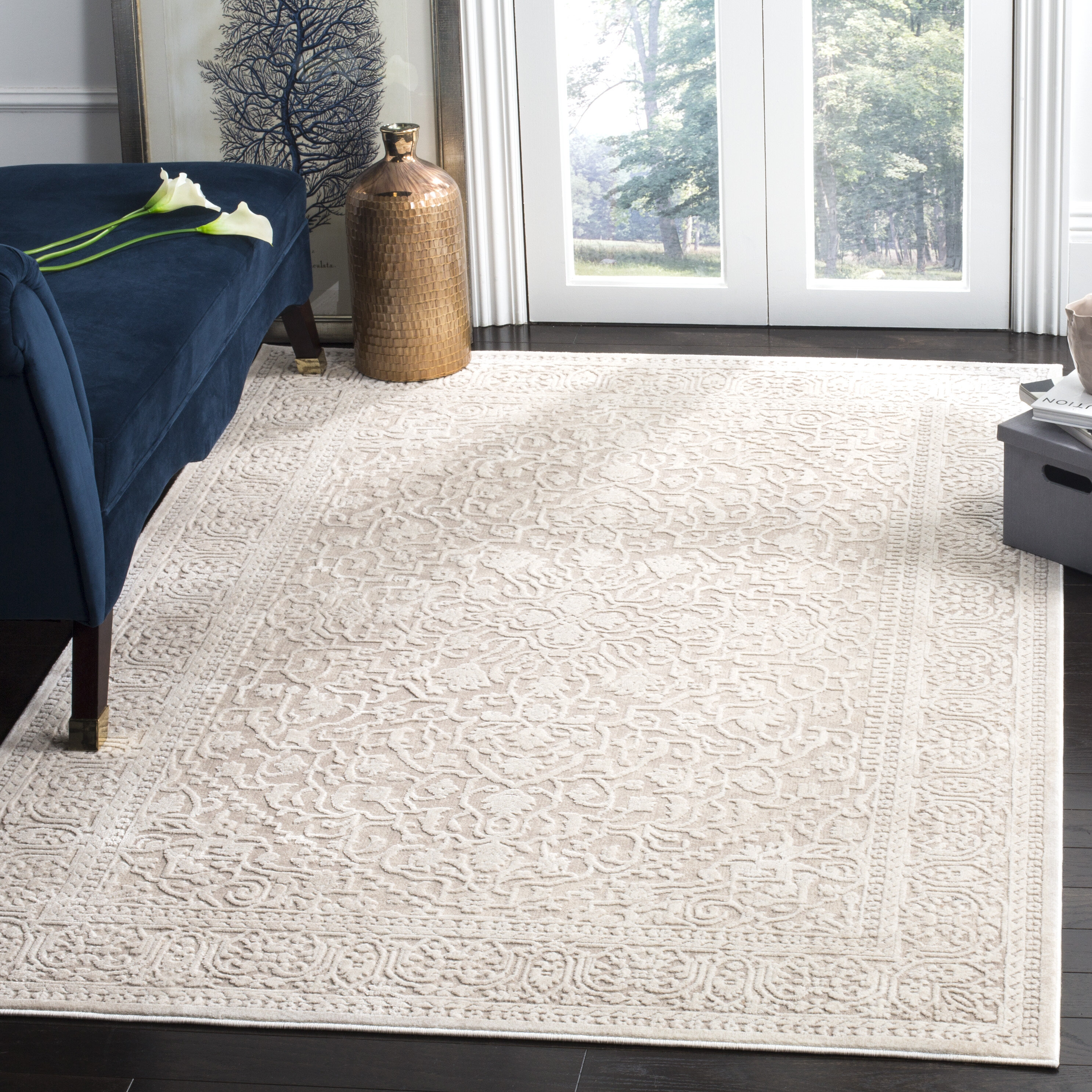  nuLOOM Texture Supreme Area Rug, 5x8, Ivory : Everything Else