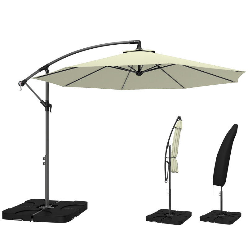 295cm Cantilever Parasol, Beige