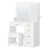 White-40D x 90W x 139H cm
