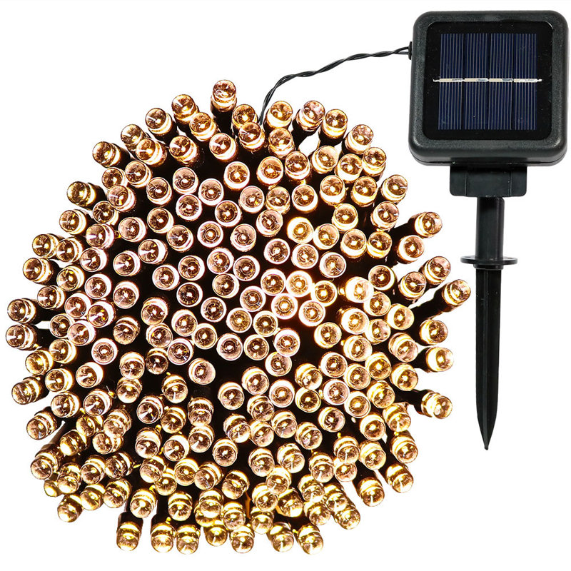 Galatia Outdoor 100 - Bulb 34'' LED Wide Angle LED String Light, Warm White