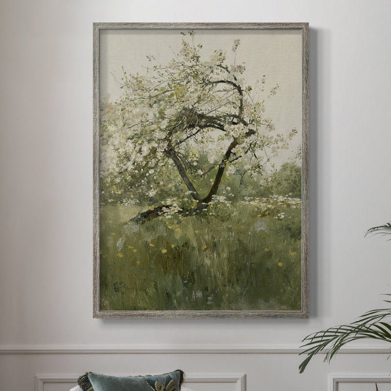 «Vintage Landscape CCxxix», reproduction encadrée - bois massif