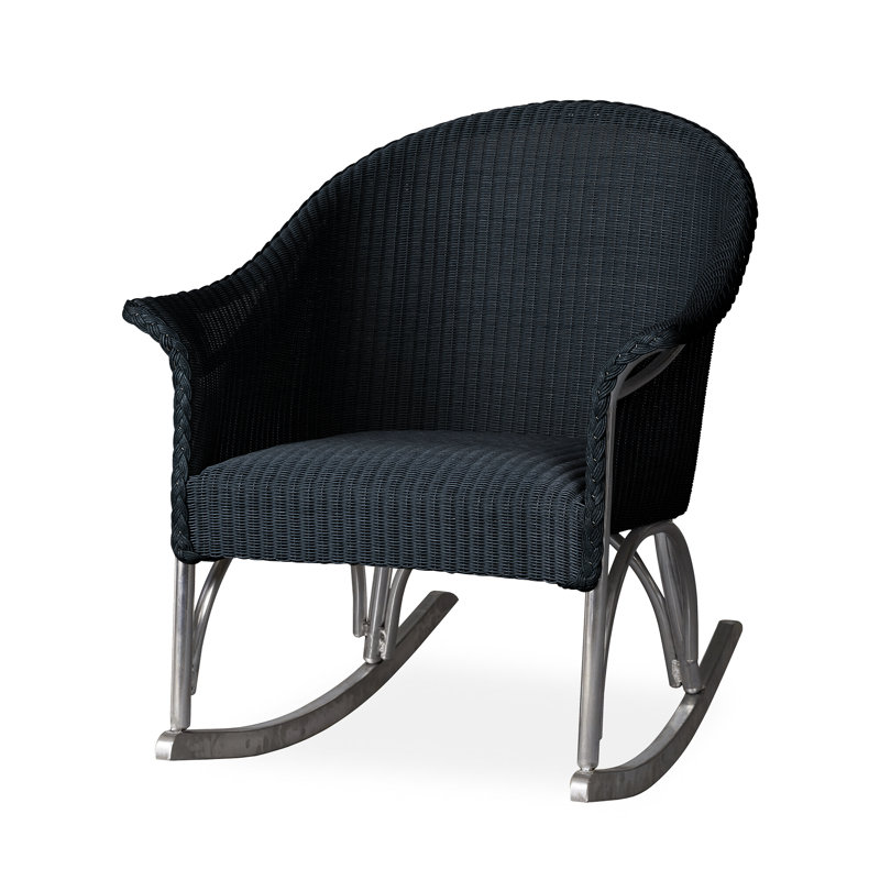 All Seasons Outdoor Rocker Chair, Ebony