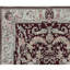 Hand-Knotted High-Quality Wine and Cream Area Rug