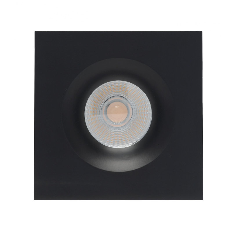 3.5" Ultra Slim 3000K Remodel or New Construction LED Canless Recessed Lighting Kit, Black