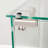 Accent Cabinet, Tempered Glass Display Cabinet, 2 Door Cabinet With Bluetooth Led Light Strip, Storage Cabinet-109910552