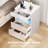 Nightstand With LED Lights & Power Outlet & Fingerprint Lock-2092640829