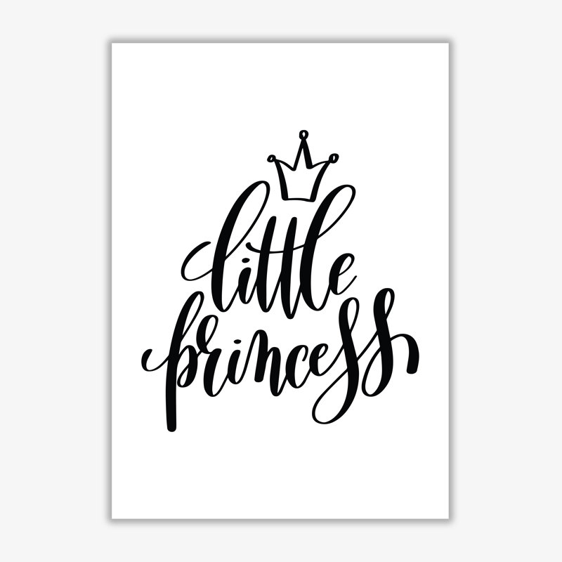 Little Princess - Print, 60 cm H x 42 cm W x 1 cm D, No Frame