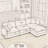 3-Seater Comfy Cloud Couches With Movable Ottoman-126353266