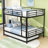 Full Over Full Metal Bunk Bed With Twin Size Trundle-1645033401