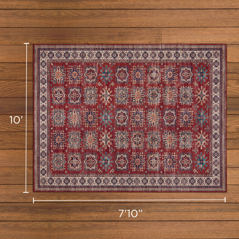 Tapis en chenille Wyine & Ash Minot, Rectangle 7 pi 10 po x 10 pi