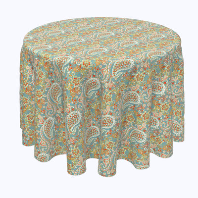 Oxbrook Paisley Round Tablecloth