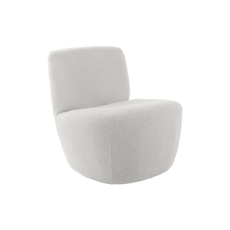Wood Outdoor Lounge Chair, White