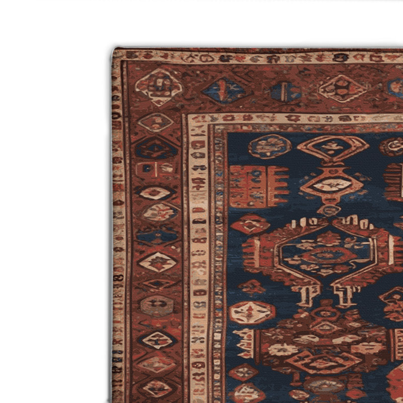 Turkish Brown Indoor and Outdoor Area Rug, Rectangle 2' x 3'