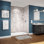 Murs de douche en alcôve en acrylique Subway Tile