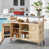 Natural+Fir Wood+SS Top