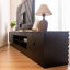 Retro Nut-Brown Solid Wood TV Stands-1773607356