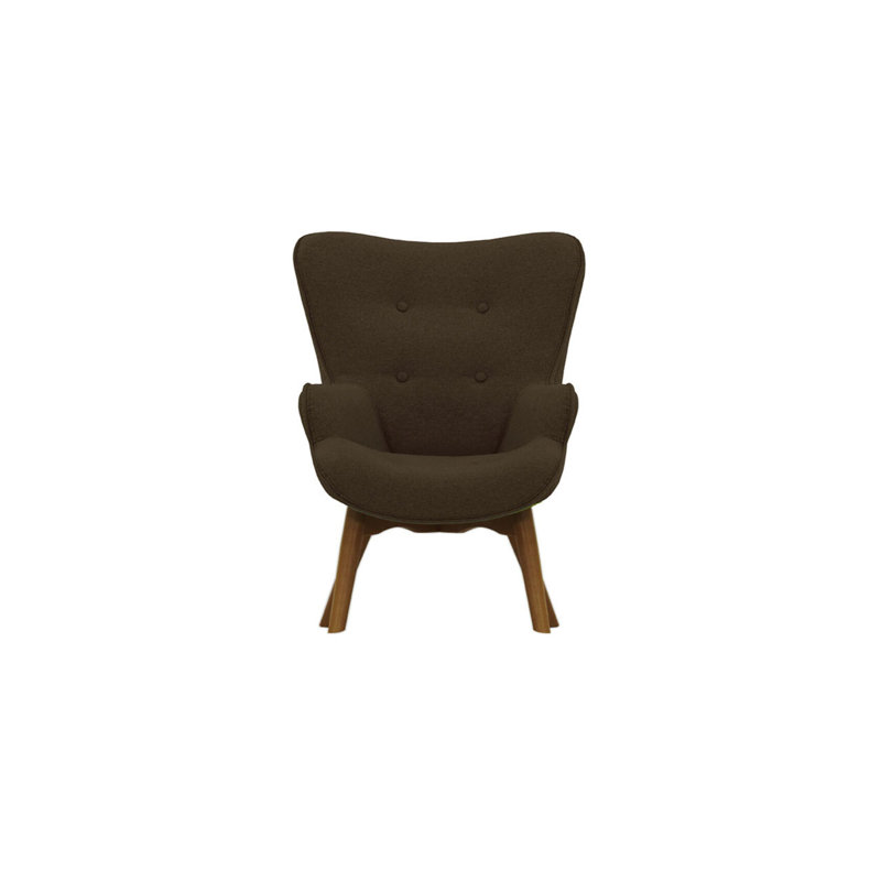 Wimbled Children's Club Chair, Brown/Dark Oak