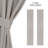 Millendon Energy Saving Modern Polyester Grommet Room Darkening Curtain Pair-1411589375-1470718034