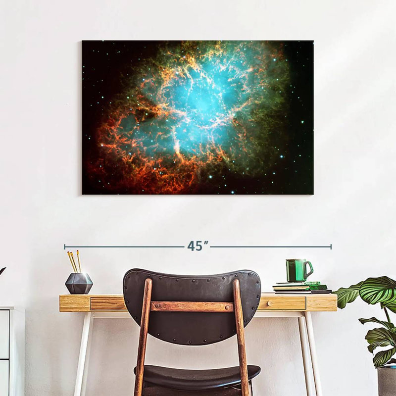 Oberle Blazing Crab Nebula, 26" H x 39" W