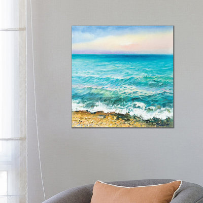 Sea by Katharina Valeeva - Wrapped Canvas Painting