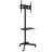 Mount-It! Adjustable Mobile TV Cart | Wheeled Flat Screen TV Stand | Fits Displays 23 to 55 in.