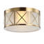 Plafonnier encastré tambour 2 lumières Baity-206826095