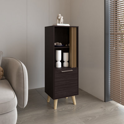 Armoire 47 "de haut à une porte avec deux tablettes ouvertes