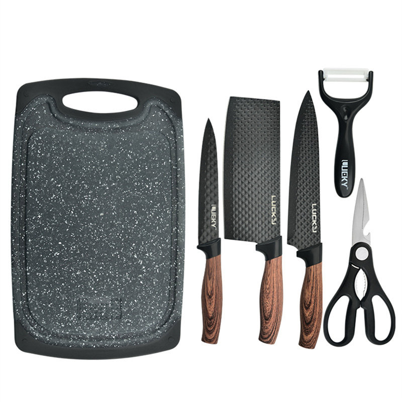 wuyi 6 Piece Stainless Steel Assorted Knife Set