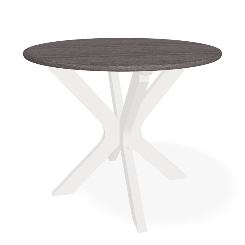 Table de bout d'extérieur 23 po, Brun / neige