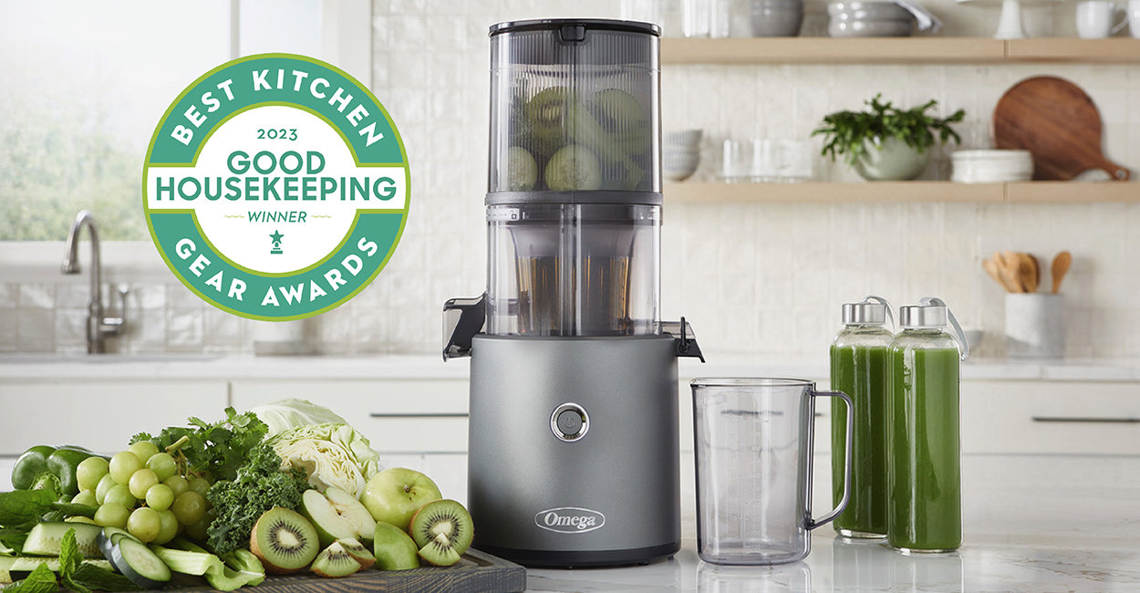 Omega Effortless™ Batch Juicer, 2L Capacity, in Gray (JC2022GY11)