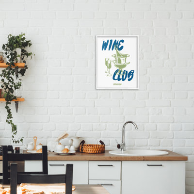 Giclée encadrée par Wine Club Social, design par The Prints Vibe