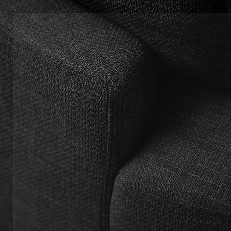 51.2-inch Round Sofa Made Of Linen Fabric, Paired With A Half-moon-shaped Storage Footrest - A Modern And Stylish Seating Design Suitable For Both Living Room And Bedroom, Featuring Both Practicality And Space-saving Features.
