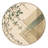 Machine Washable Orlandra Eucalyptus Minimalist Geometric Rug in Beige – Beige Binding-212755767