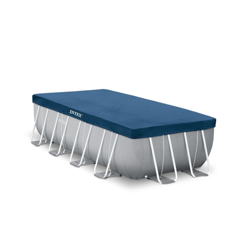 Ensemble de piscine rectangulaire à cadre prisme 16 pi x 8 pi x 42 po Intex